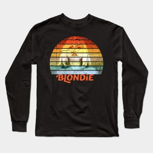 Blondie Vintage Retro Long Sleeve T-Shirt